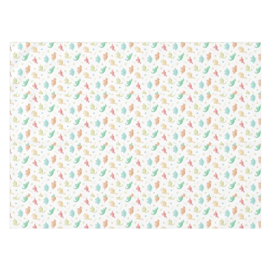 Dinosaur Birthday Party Tischdecke (Vorderseite (Horizontal))