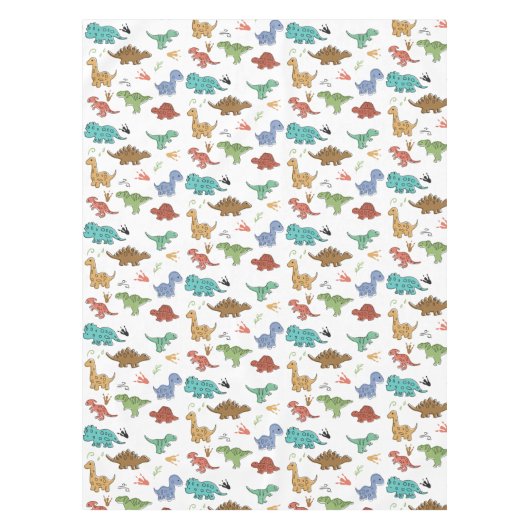 Dinosaur Birthday Party Tischdecke (Vorderseite)