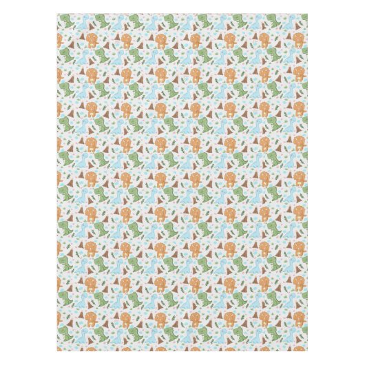 Dinosaur Birthday Party Tischdecke (Vorderseite)