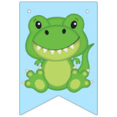 Dinosaur Birthday Party Wimpelkette (Erste Fahne)