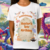 Dinosaur Birthday Party with Giant Dino Egg   T-Shirt