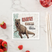 Dinosaur Birthday Serviette (Beispiel)