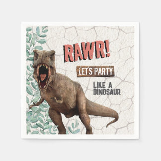 Dinosaur Birthday Serviette