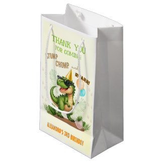 Dinosaur Birthday - Stomp Chomp Roar T-Rex Birthda Kleine Geschenktüte