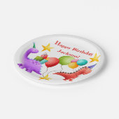 Dinosaur Birthday Teller (Schrägansicht)