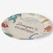 Dinosaur Birthday Teller (Schrägansicht)