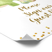 Dinosaur Bitte unterzeichnen Sie unser Gästebuch B (Ecke)