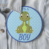 Dinosaur Blue Baby Dusche T Rex Button (Beispiel)