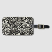 Dinosaur Bone Adventure Gepäckanhänger (Vorderseite (Horizontal))