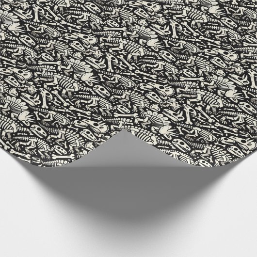 Dinosaur Bone Adventure Geschenkpapier (Ecke)