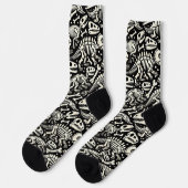 Dinosaur Bone Adventure Socken (Linkes Detail)