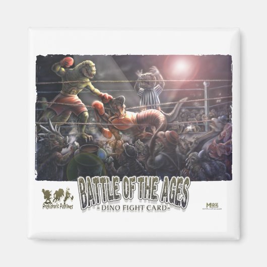 Dinosaur Boxing Magnet (Vorne)