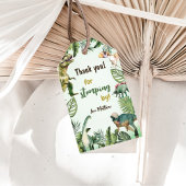 Dinosaur Boy 3. Geburtstag Party Geschenkanhänger