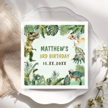 Dinosaur Boy 3. Geburtstag Party