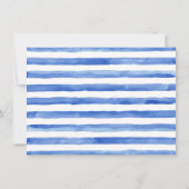 Dinosaur Boy Baby Shower Einladung (Rückseite)