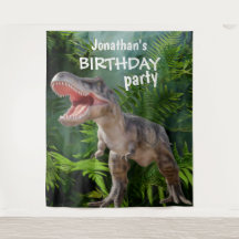 Dinosaur Boy BIRTHDAY Hintergrund