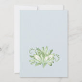 Dinosaur Boy Blue Green Pastel Custom 1. Geburtsta Einladung (Rückseite)