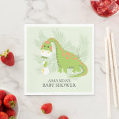 Dinosaur Boys Baby Duschpapier Napkins Serviette (Beispiel)