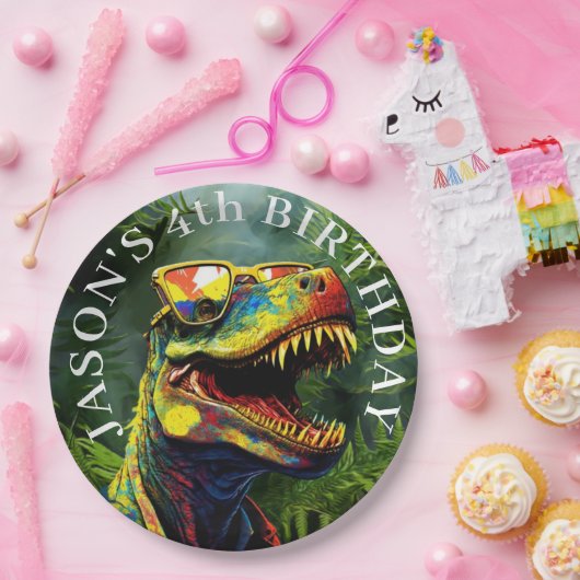 Dinosaur Boys Birthday Paper Teller (Party)