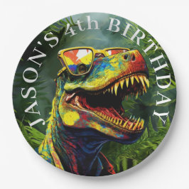 Dinosaur Boys Birthday Paper Teller