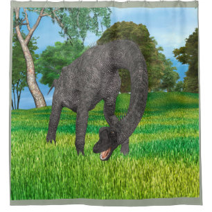 Dinosaur Brachiosaurus Duschvorhang