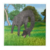 Dinosaur Brachiosaurus Fliese (Vorderseite)