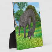 Dinosaur Brachiosaurus Fotoplatte (Seite)