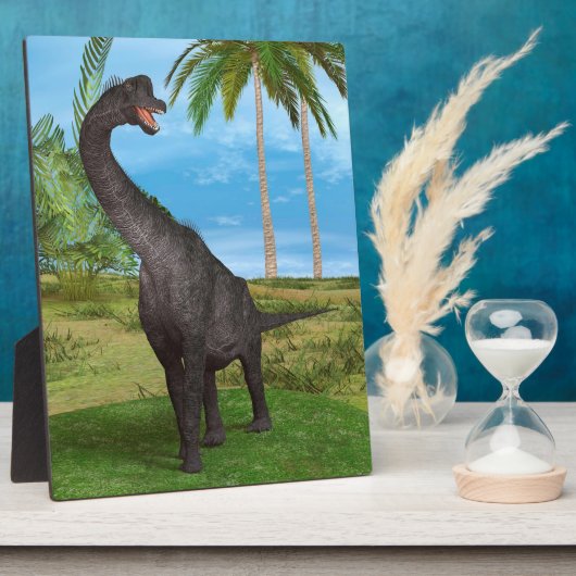 Dinosaur Brachiosaurus Fotoplatte (Seite)