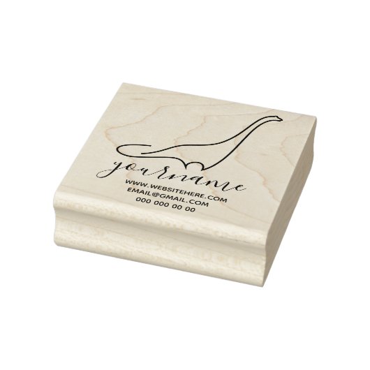 Dinosaur Brachiosaurus Gummistempel (Stempel)