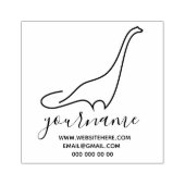 Dinosaur Brachiosaurus Gummistempel (Prägung)