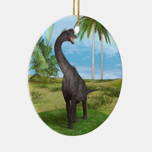 Dinosaur Brachiosaurus Keramik Ornament (Rechts)