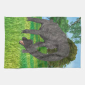Dinosaur Brachiosaurus Küchentuch (Horizontal)