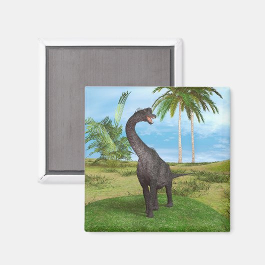 Dinosaur Brachiosaurus Magnet (Vorderseite/Rückseite)
