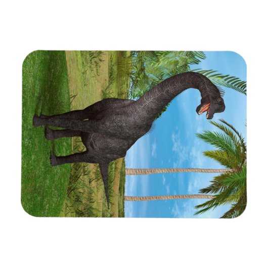 Dinosaur Brachiosaurus Magnet (Horizontal)