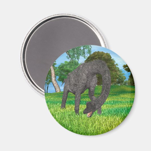 Dinosaur Brachiosaurus Magnet (Vorderseite/Rückseite)