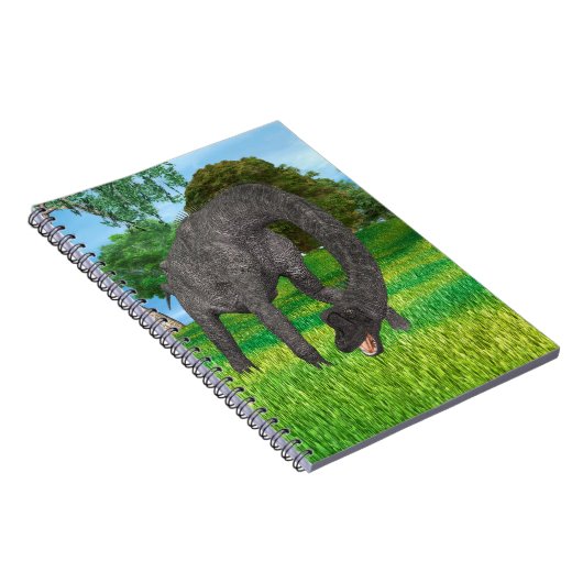 Dinosaur Brachiosaurus Notizblock (Rechte Seite)