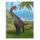 Dinosaur Brachiosaurus Notizblock (Vorderseite)