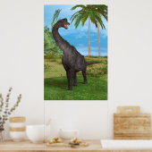 Dinosaur Brachiosaurus Poster (Küche)