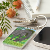 Dinosaur Brachiosaurus Schlüsselanhänger (Vorderseite rechts)