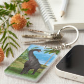 Dinosaur Brachiosaurus Schlüsselanhänger (Vorderseite rechts)