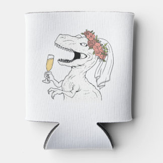Dinosaur Bride Beer Cooler Dosenkühler