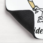 Dinosaur Bride Squad Bridesmaid Junggeselinnen-Abs Mousepad (Ecke)