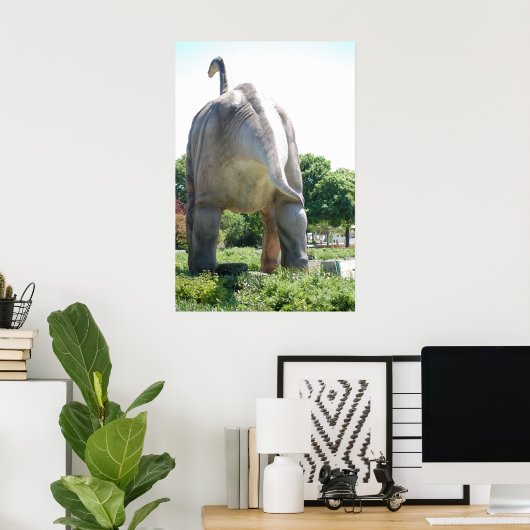 Dinosaur Brontosaurus Poster (Heimbüro)