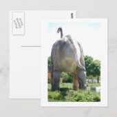 Dinosaur Brontosaurus Postkarte (Vorne/Hinten)