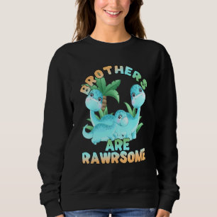 Dinosaur Brother 3 Brüder Big Little Middle Rawr Sweatshirt