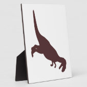 Dinosaur Brown Fotoplatte (Seite)