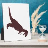 Dinosaur Brown Fotoplatte (Seite)