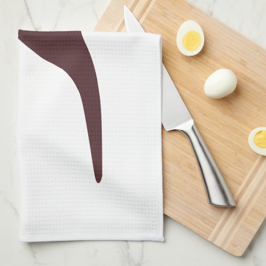 Dinosaur Brown Handtuch (Viertel Falte)