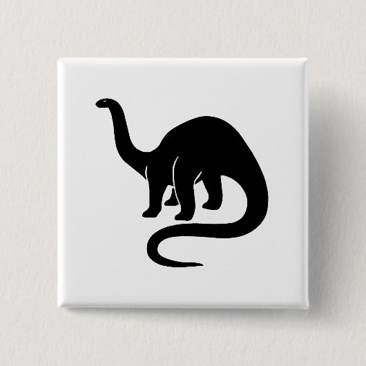 Dinosaur Button Black (Vorderseite)