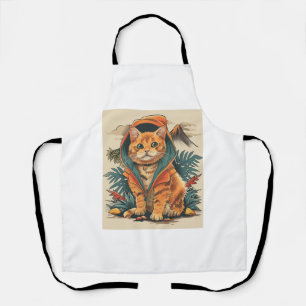 Dinosaur Cat Explorer Schürze
